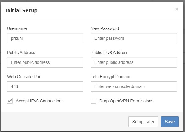 How to Install and configure Pritunl server